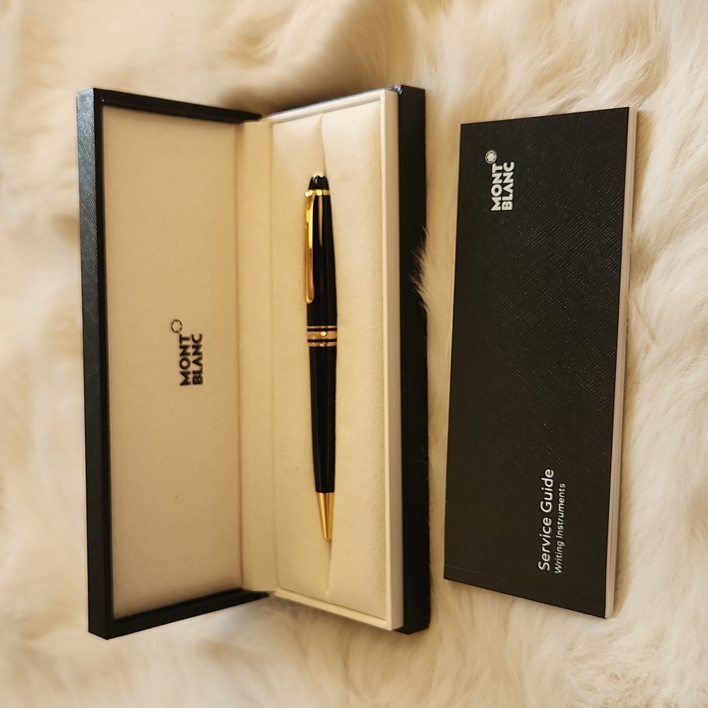 Montblanc Meisterstuck 164 Black with Gold Trim MON-10883
